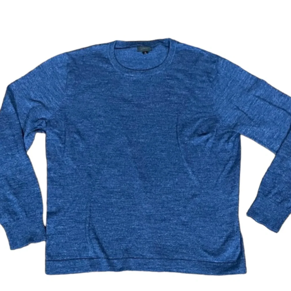 J. Crew Marled Crew Neck Cotton Sweater